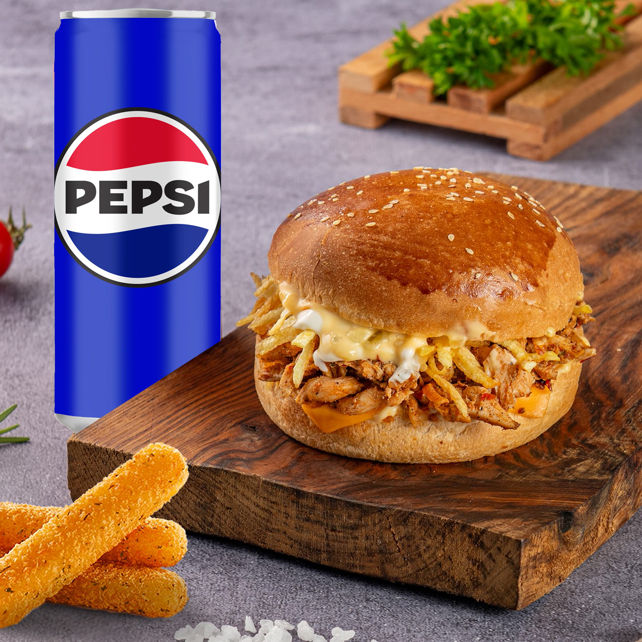 Double Cheese Ranch Jülyenger Burger Multi Menü